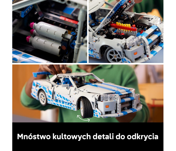 LEGO Technic 42210 Samochód Nissan Skyline GT-R - 1331620 - zdjęcie 6
